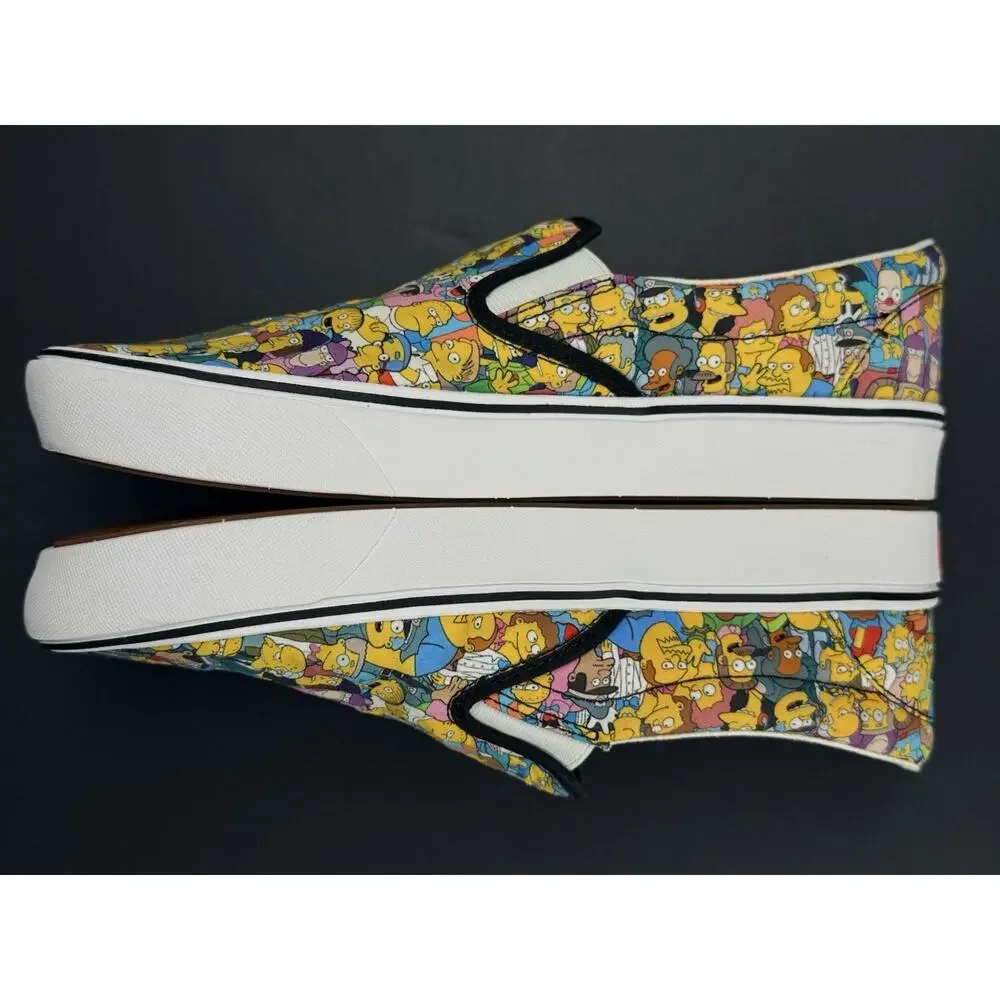 Vans The Simpsons Springfield ComfyCush Slip On Men’s 11.5 Shoes Rare